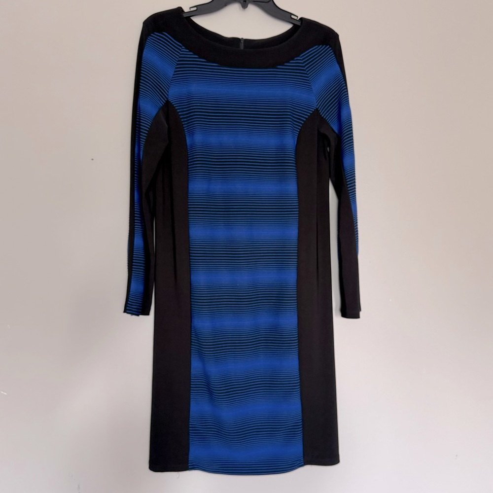 Scapa Lauren perre  blue and black dress